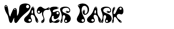 Water Park font preview